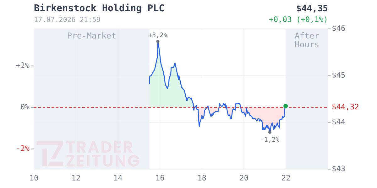 Birkenstock Holding Chart