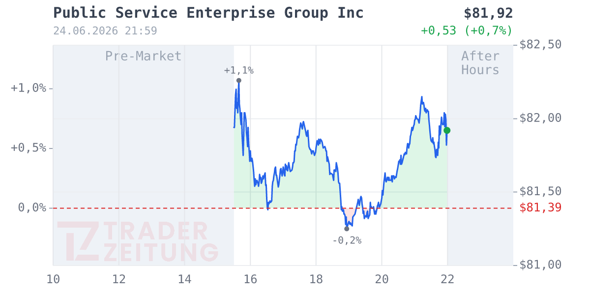 Public Service Enterprise Group Chart